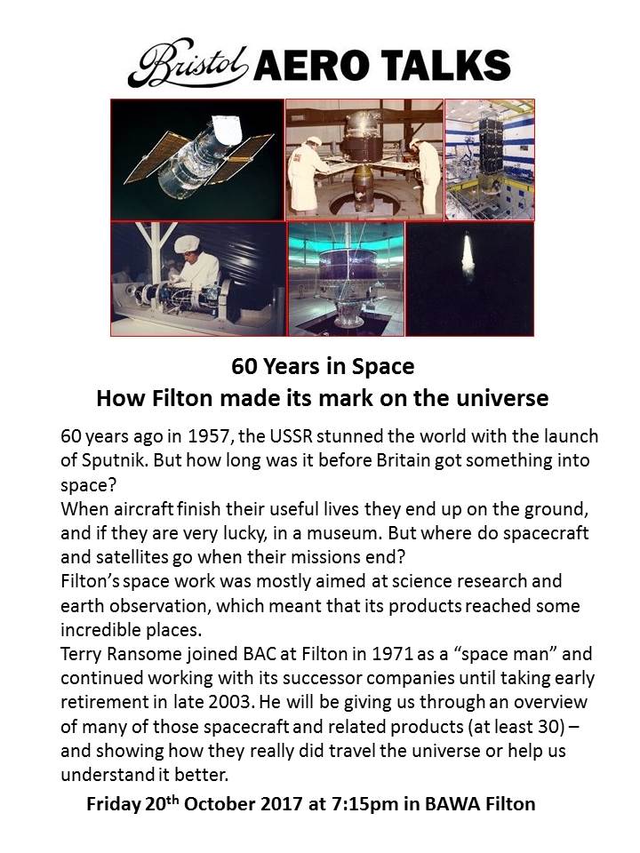 60 years of Filton in space