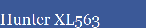 Hunter XL563